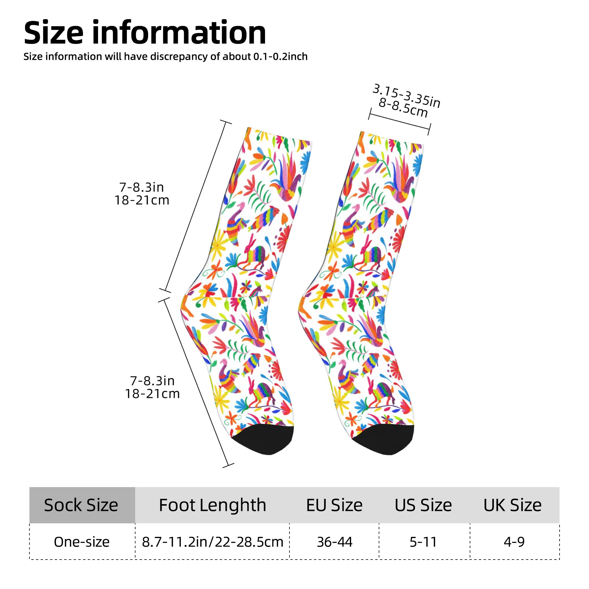 Custom Otomi Folk Mexican Art  - مراجعة Dress Sock Men وسعره
