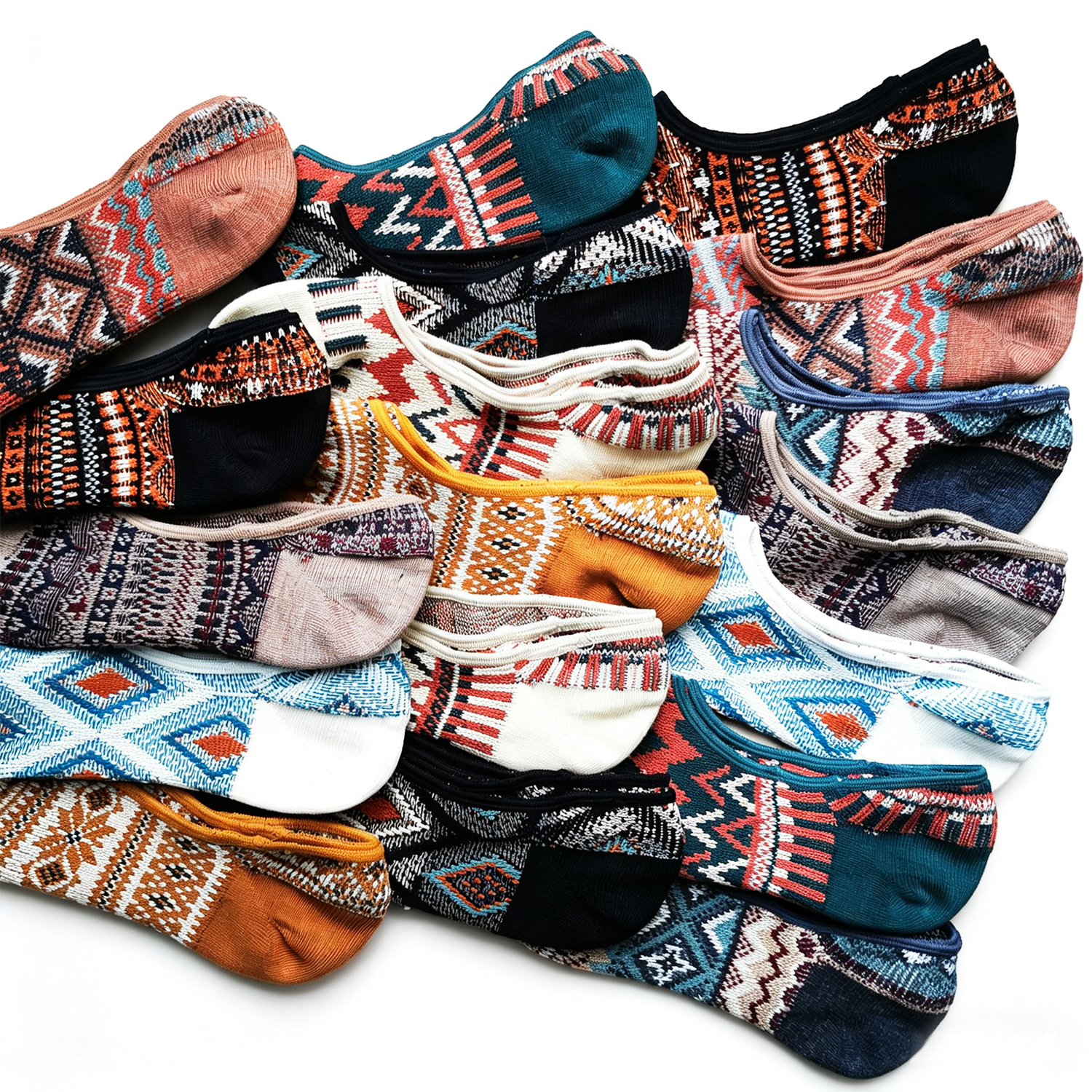 10/20 Pairs No Show Socks Men  - مراجعة No Show Sock Women وسعره