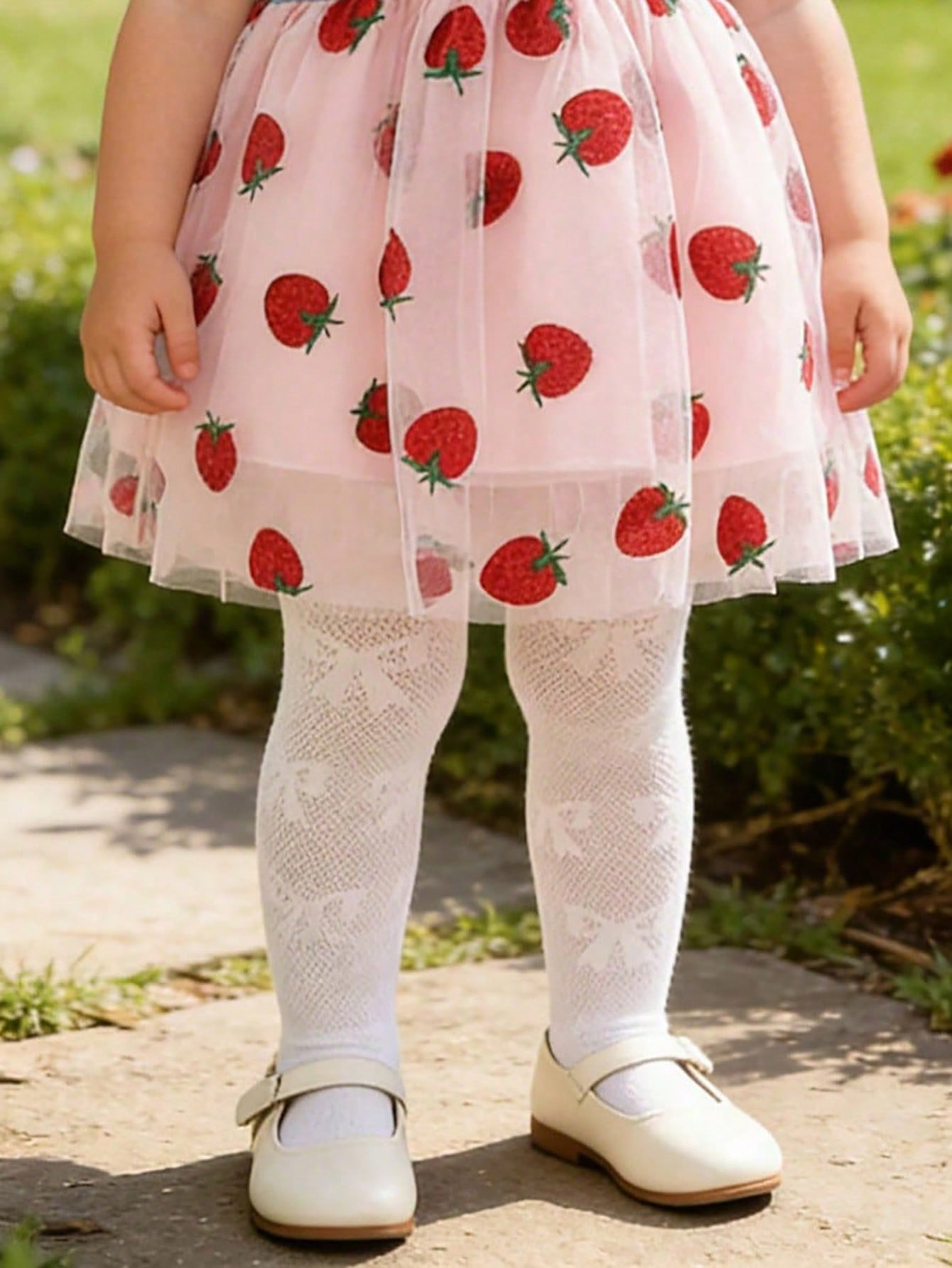 3/1 Pcs Girls White Bow Print  - مراجعة Tights Pantyhose Sheer وسعره