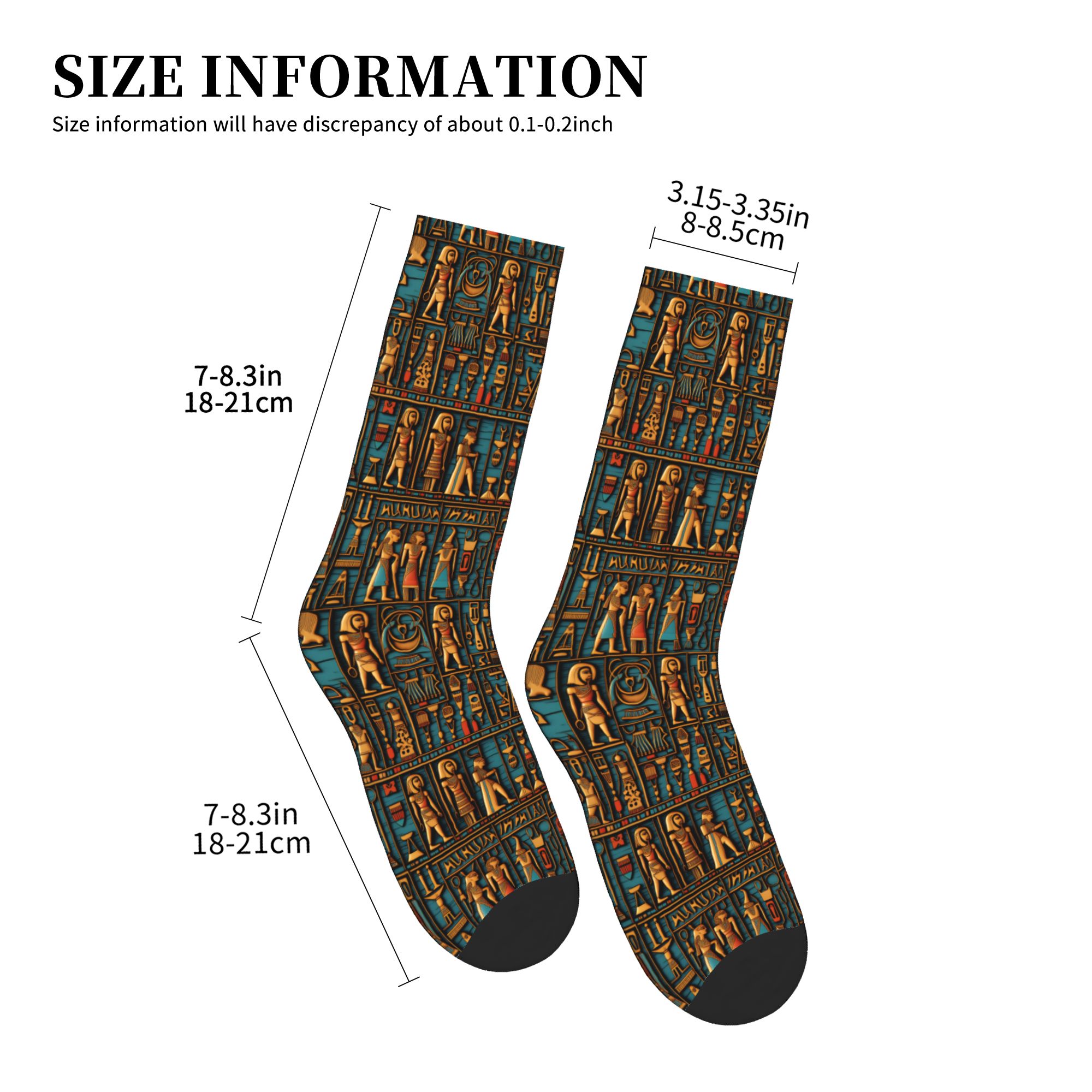 Cool Men's Egyptian Hieroglyph - مراجعة Dress Sock Men وسعره