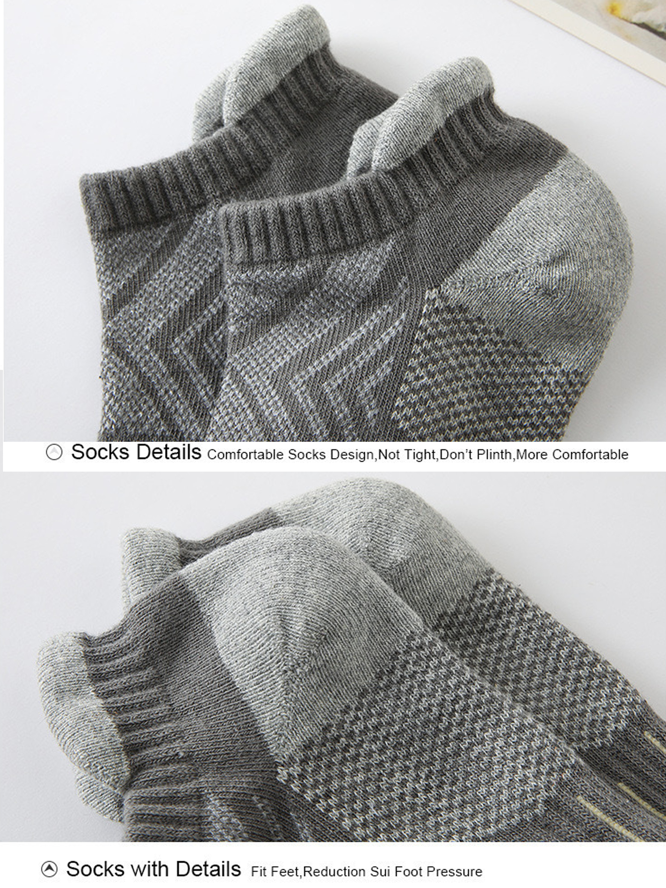 6Pairs Low Cut Cushioned Athle - مراجعة Athletic Sock Cushion وسعره